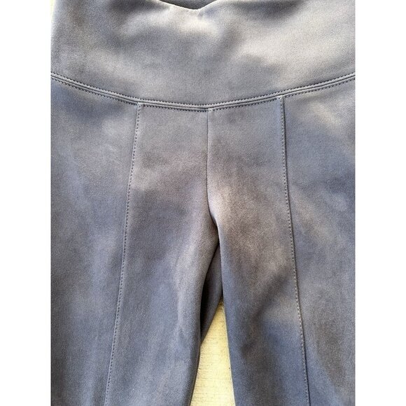 White House Black Market Ponte Runway Leggings Size 0 Gray Sueded Fall Layers - Picture 4 of 7